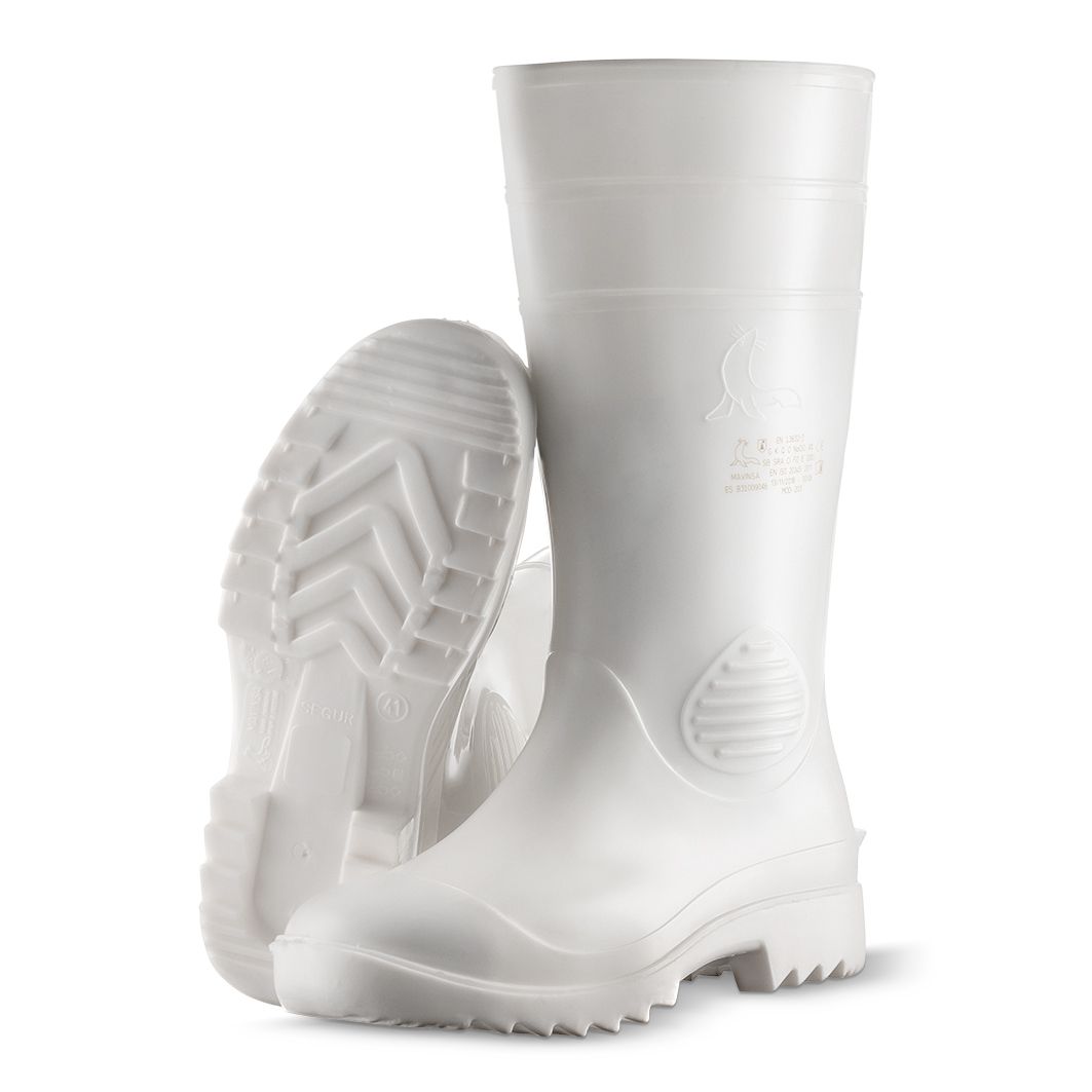 Mavinsa 203 Foca Segur Safety Wellington Boots PVC White