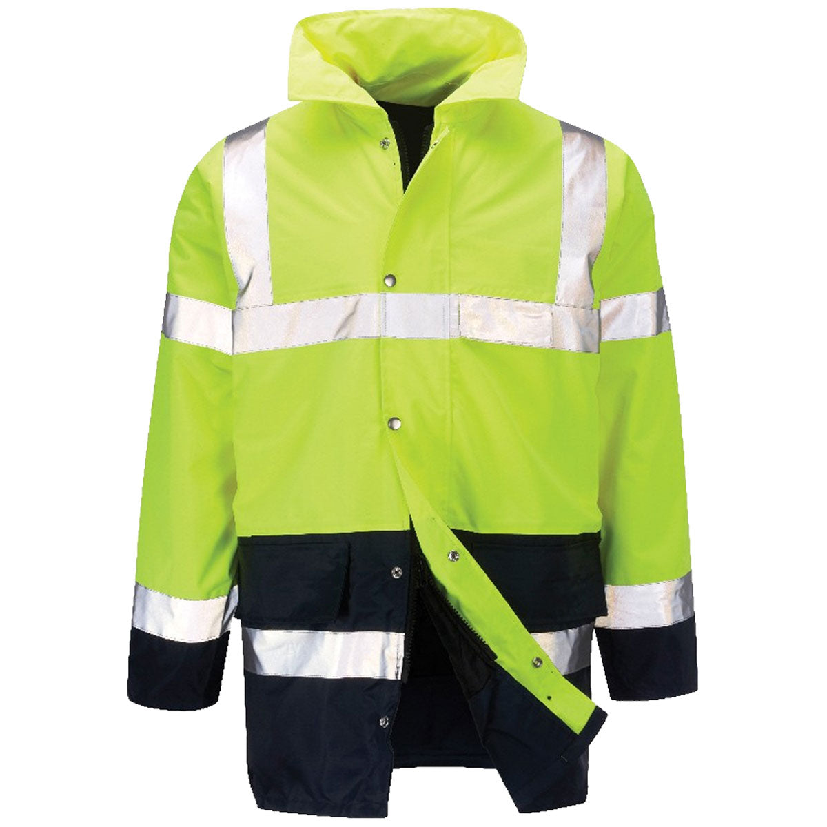 Orbit Lamorak 2 Tone High Vis Work Jacket Navy-Yellow FWTTJ