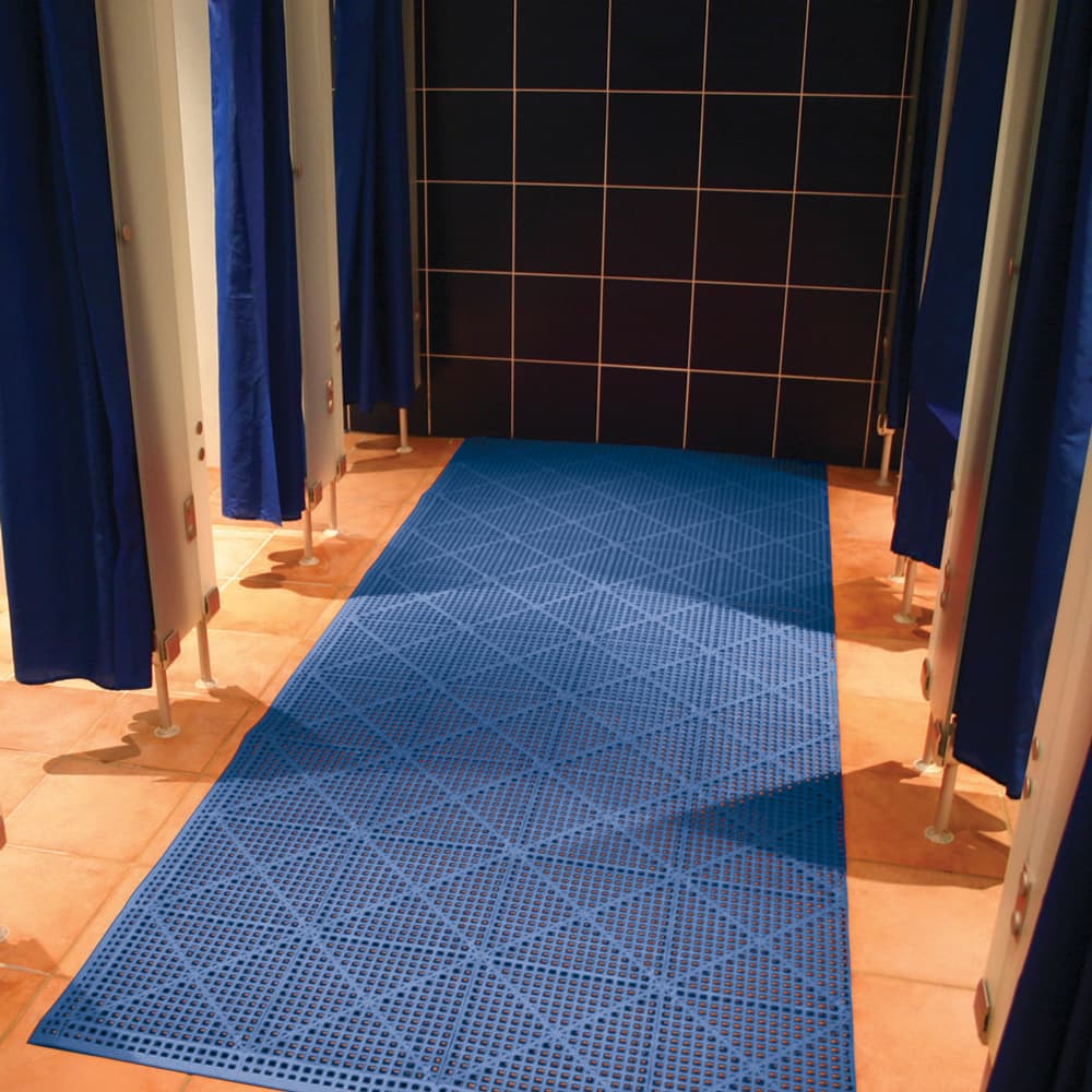 Coba FD020001 Flexi-Deck PVC Floor Tiles For Wet Areas Pack of 9 Blue