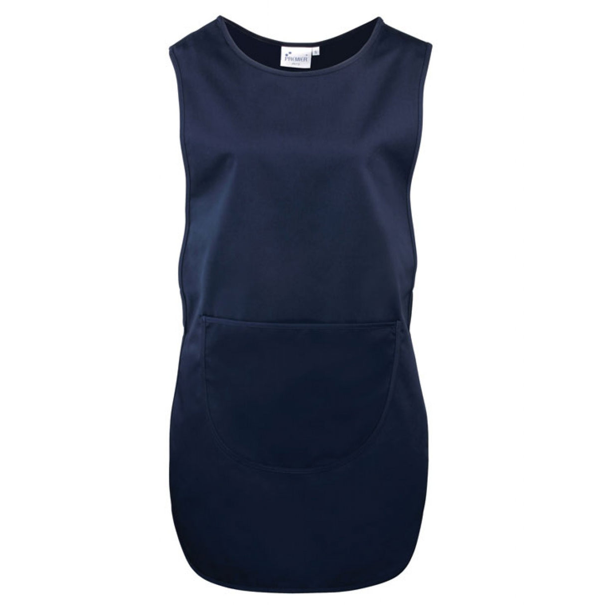 Premier PR172 Polycotton Caretaker Navy Ladies Long Pocket Tabard, Size - M