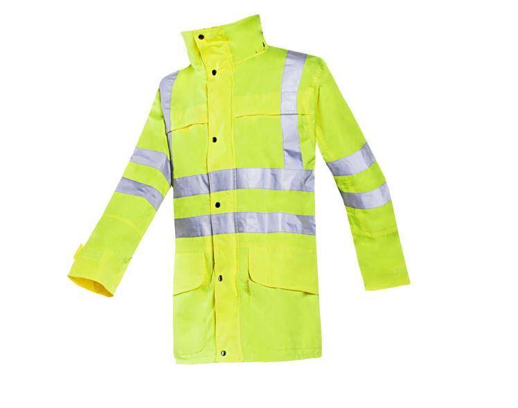 Sioen Preston 403Z Waterproof Windproof Hi Vis Yellow Rain Jacket