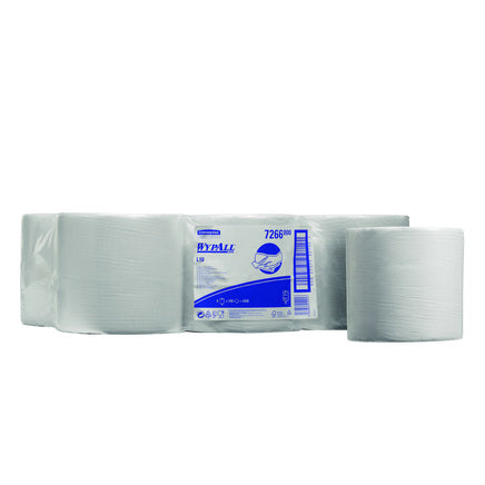 Kimberly Clark 7266 WYPALL L10 Extra Wiper Centrefeed Roll 6 Pack