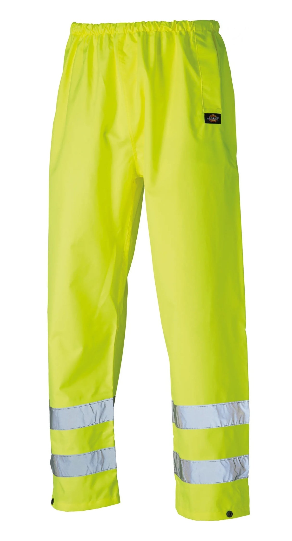 Dickies SA12005 Waterproof Hi Vis Yellow Rain Safety Over Trousers