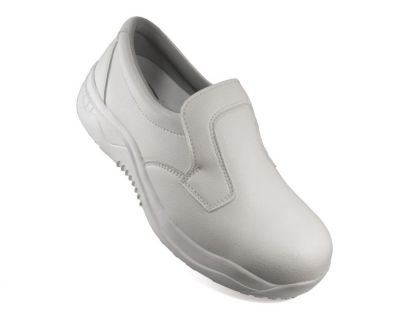 Shoes for Crews Puncture Resistant Slip Resistant Luigi Shoes - White