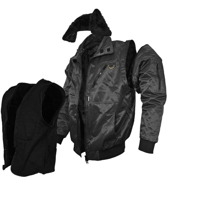 Sioen Hawk 027AA Men Driver Jacket Fur Lined Detachable Sleeves