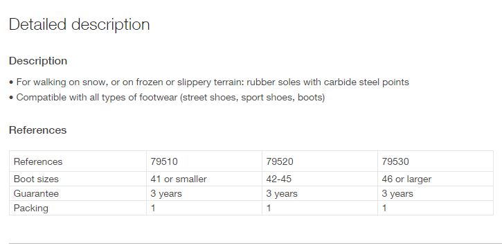 Arvello Spiky Plus Pavement Anti-Slip Crampons