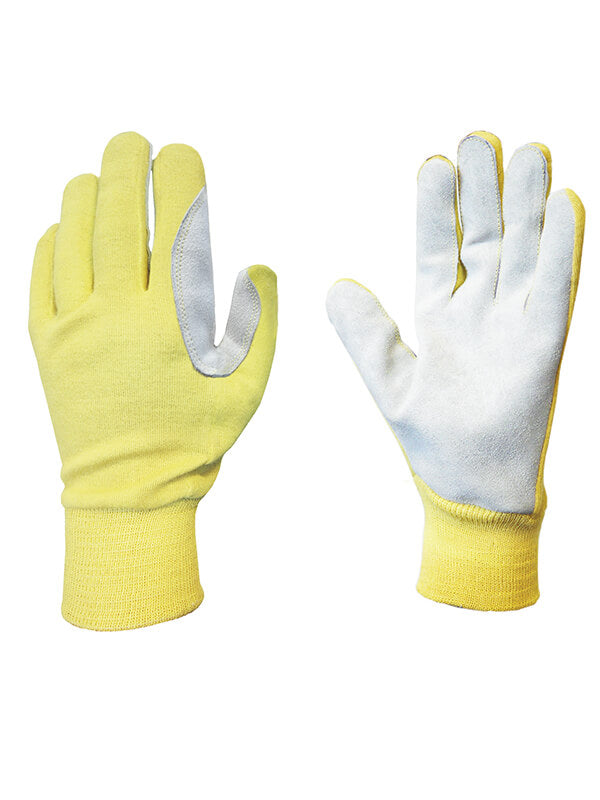Skytec Triax™ Work Gloves Leather Palm Level 5 Cut Resistant Size L