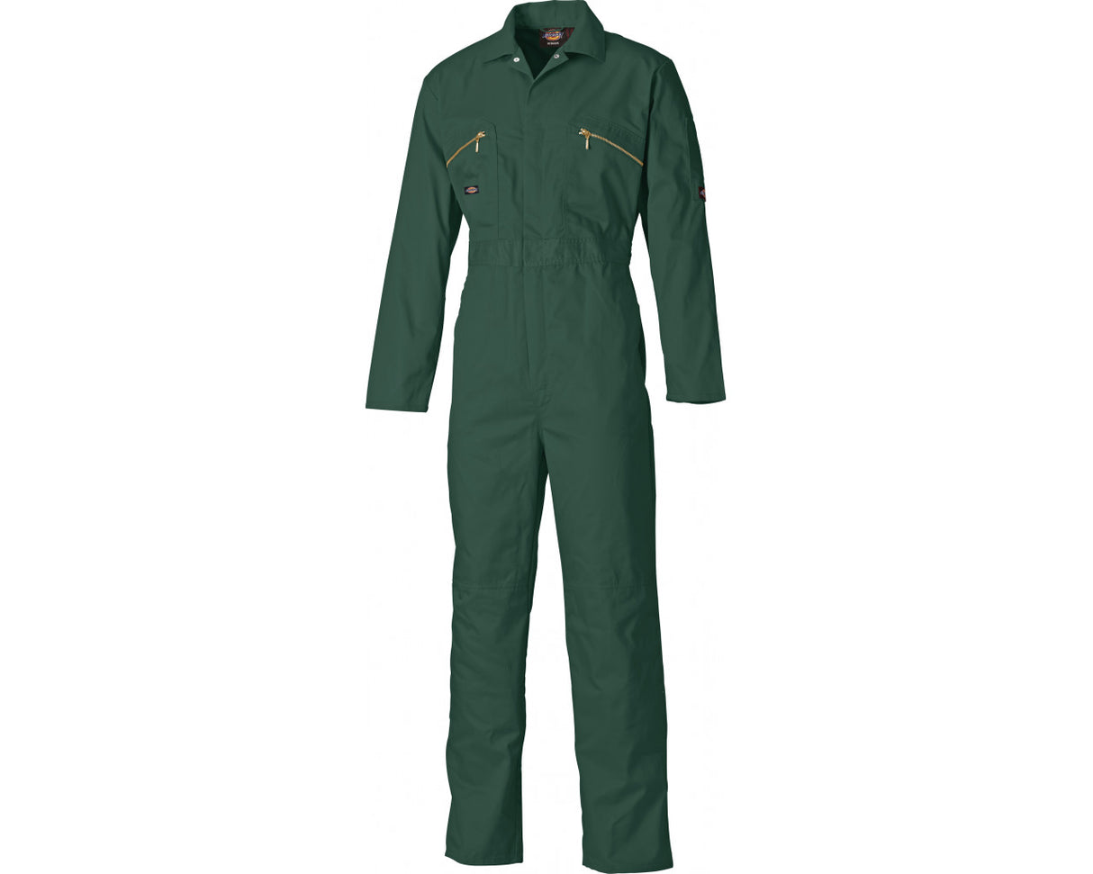 Dickies WD4839 Redhawk Men Work Overall Knee Pad Pockets Green