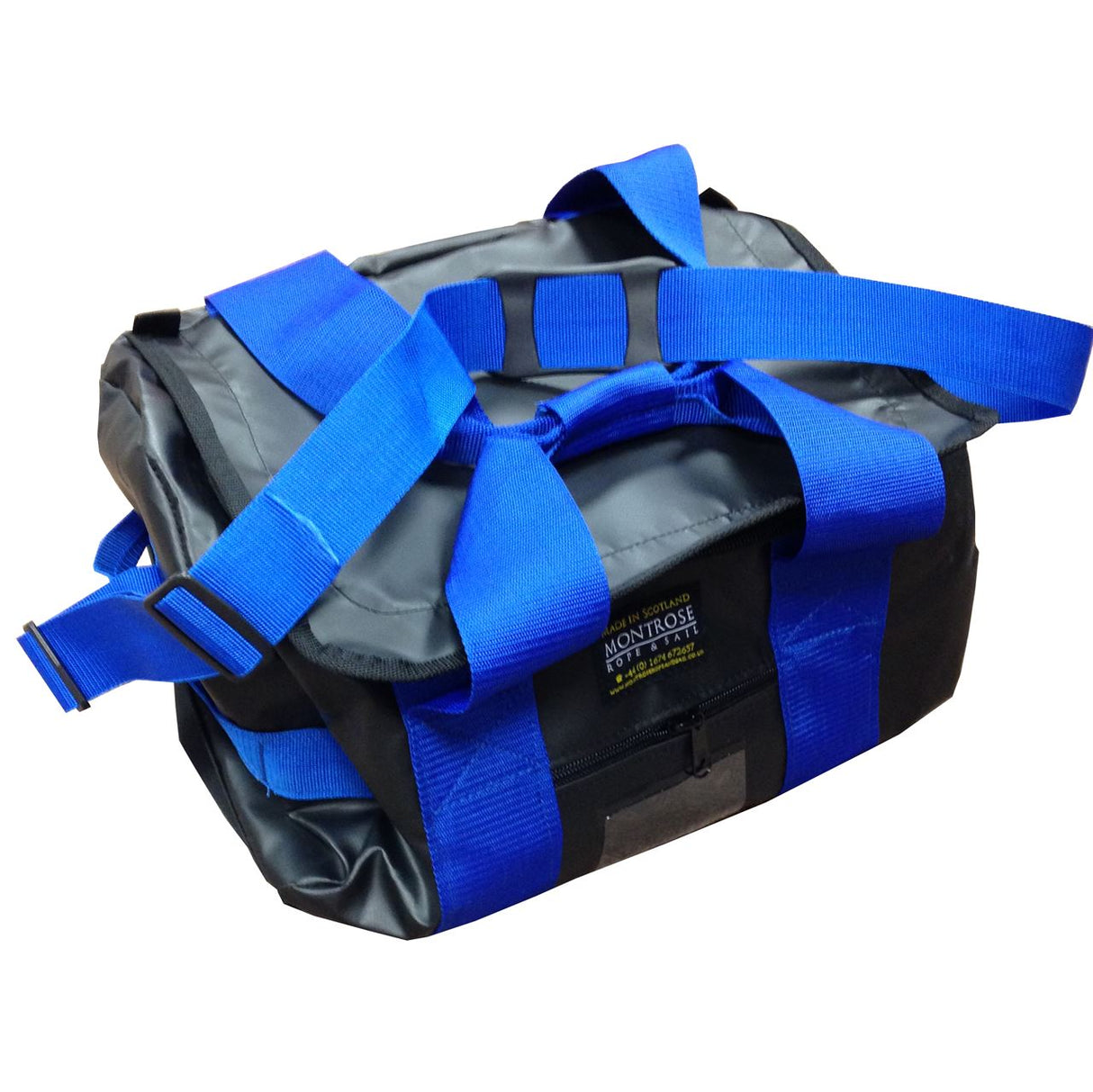 Montrose Kit bag ESK Black with Blue Webbing
