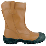 Cofra Castle Cold Protection Steel Toe Cap S3 Tan Furlined Safety Rigger Boot