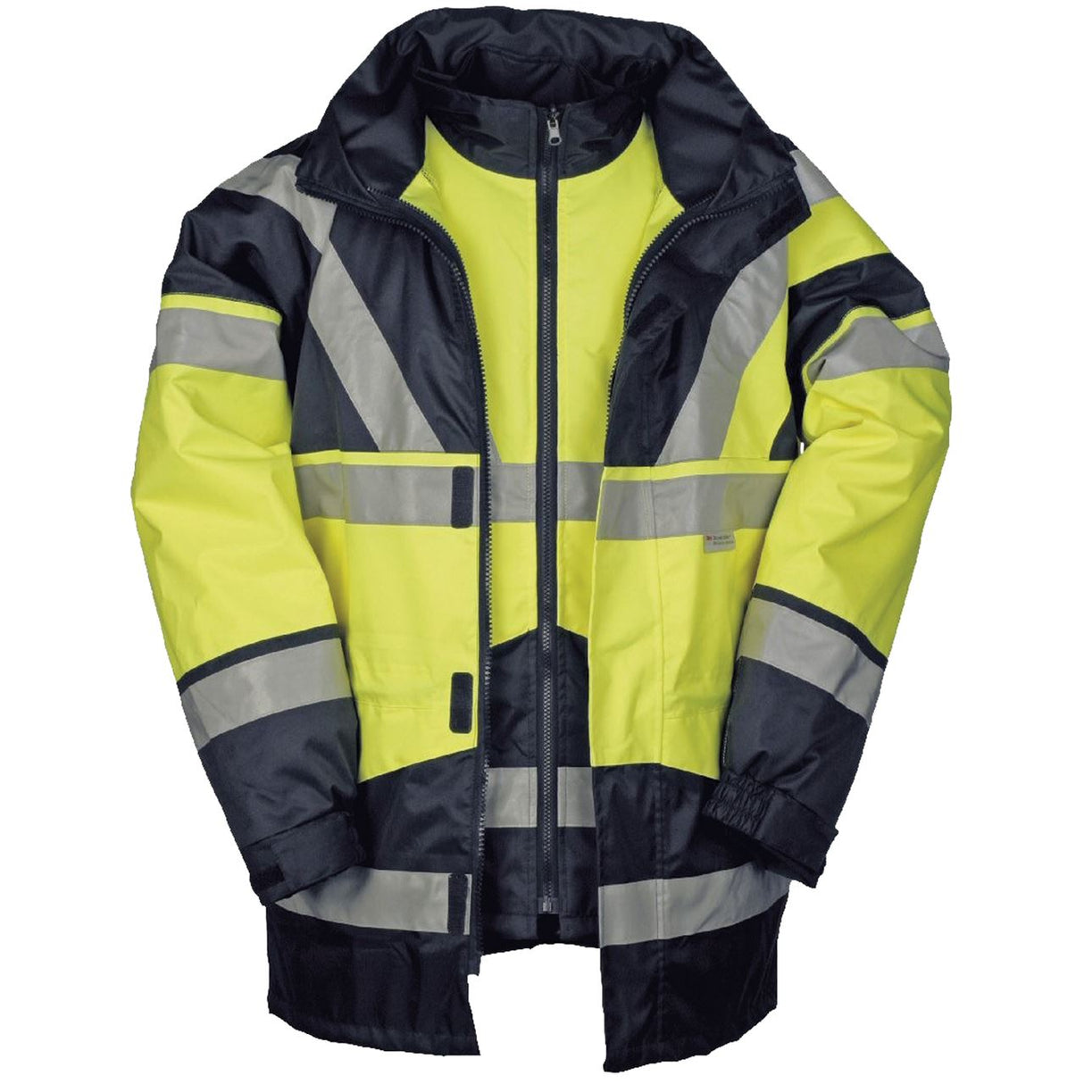 Sioen Skollfield 209A Hi Vis Waterproof 2 In 1 Jacket and Bodywarmer Work Parka