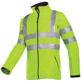 Sioen Genova 9833 Hi Vis Lightweight Windproof Softshell Yellow Jacket