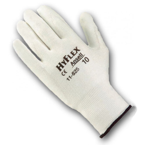 Ansell 11-625 HyFlex Work Gloves PU Palm Coated Level 3 Cut Protection