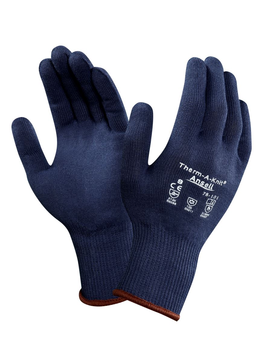 Ansell 78-101 Therm-A-Knit Nitrile Thermal Gloves