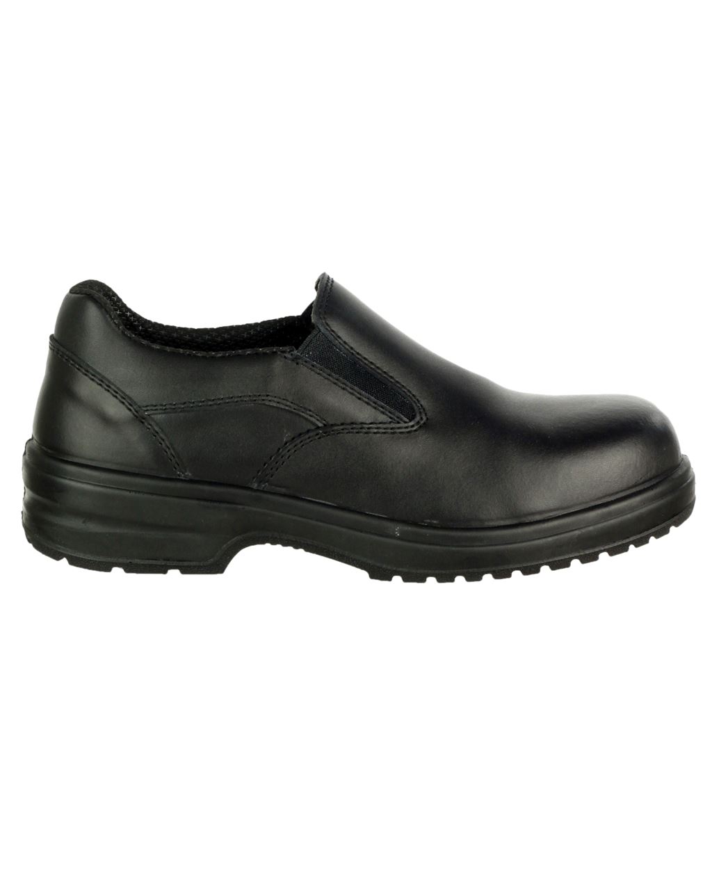 Amblers FS94C Womens Safety Slip On Shoes Black, Size - 3