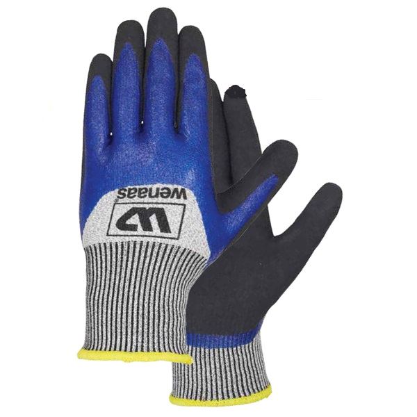 Wenaas Protector-5 6-6912 Abrasion Protection Cut Resistance Nitrile Coated Gloves