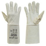 Polyco Tigmaster Sheepskin Leather Welding Gauntlet - White