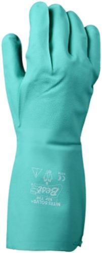 Showa Best 730 Nitri-Solve Nitrile Gauntlets Chemical Resistant 13" Gloves