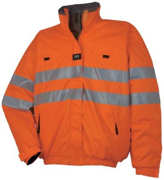 Helly Hansen Motala Reversible Jacket 73256 HI Vis Orange, SIze - Large