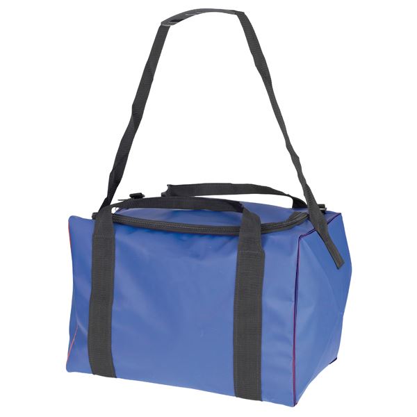 Alpha Solway Royal Blue PVC Holdall Bag 18x12x12"