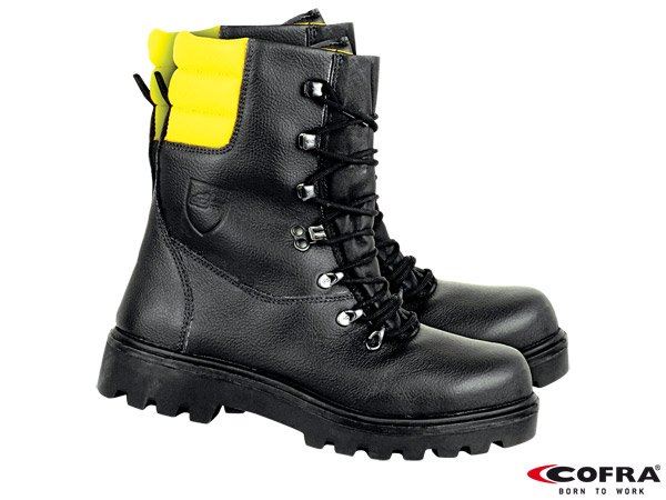 Cofra Woodsman BIS Class 1 Antistatic Breathable Chainsaw Protection Boots Black