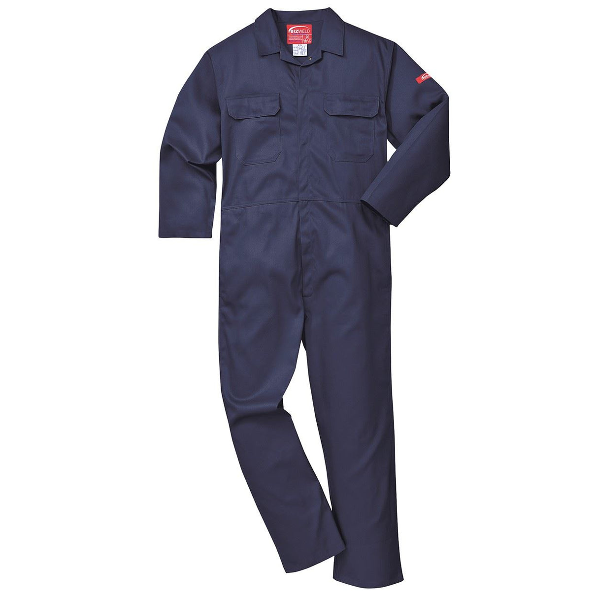 Portwest BIZ1 Bizweld Flame Resistant Coverall Navy