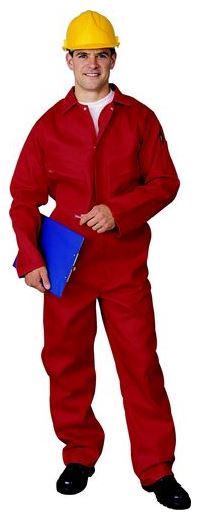 Portwest Flame Master Offshore & Flame Retardant Coverall Boilersuit Red