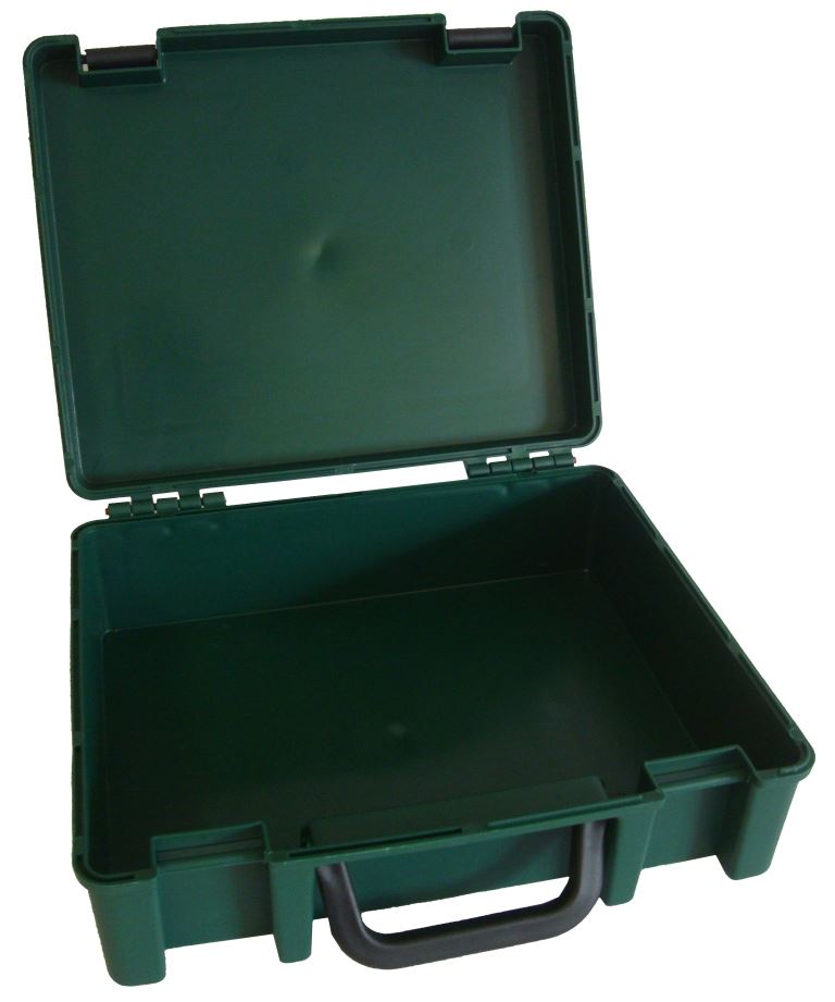 First Aid Case For Medical Equipment, Empty Medium 30EBPP43 Green