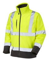 Blackrock 80500 Hi Vis Soft Shell Jacket Outdoor Traffic Yellow