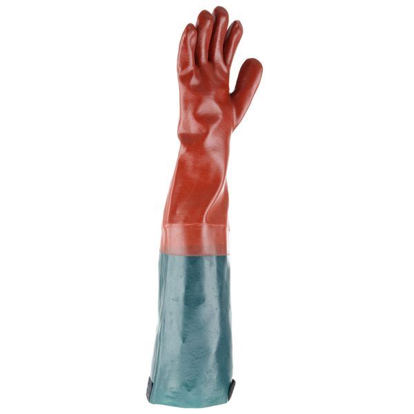 Polyco Long John PVC Coated Chemical Resistant Safety Gauntlet 25'' - 64 cm Red