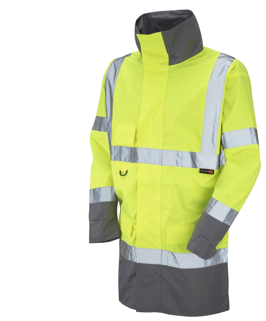 Leo Workwear Torridge A06-Y Hi Vis Breathable Lightweight Anorak  Rain Jacket - Yellow