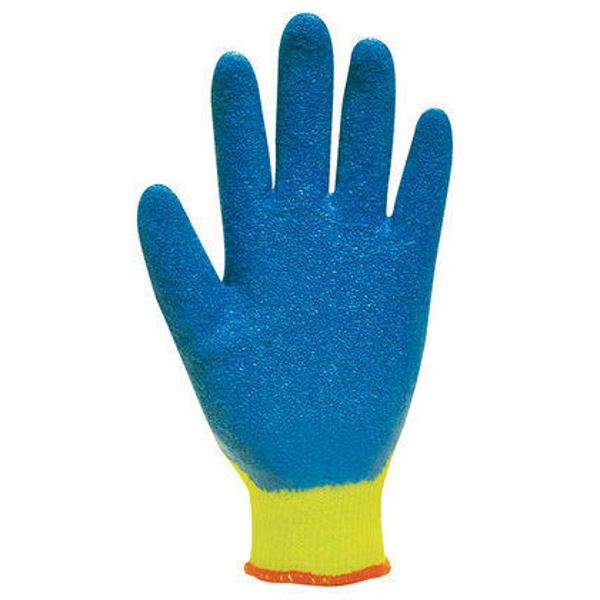 Polyco Matrix 903-MAT Latex Palm Coat Yellow Hi-Viz Grip Work Gloves