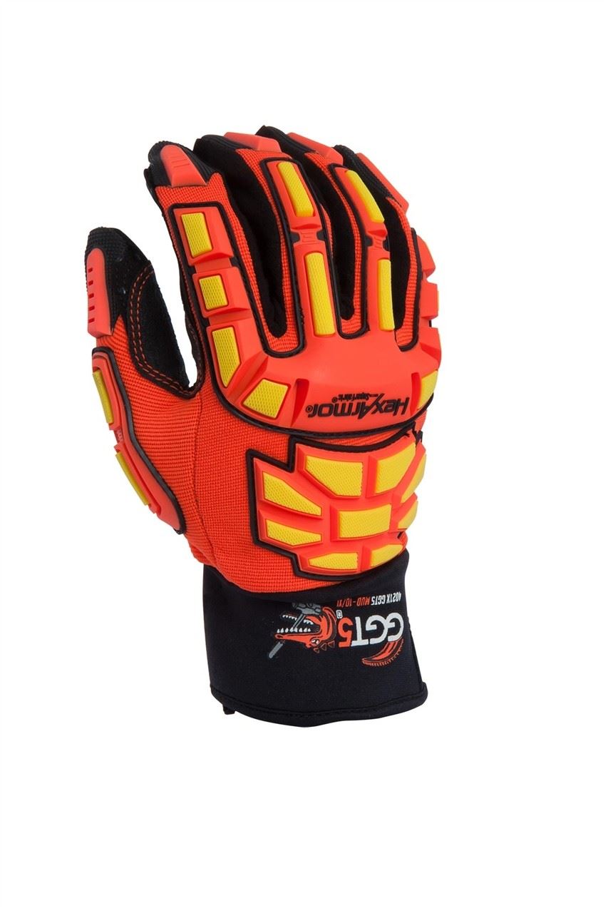 Polyco HexArmor GGT5 Mud Grip Rigger Work Gloves Impact & Cut 5 Resistant Size 8