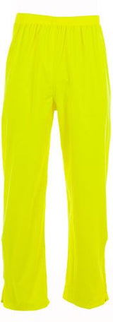 Saturn Goodwood Polyester PU Coated Waterproof Flexible Yellow Rain Trousers