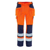 Mascot Almas 09131-860 High-Visibility Dirt Resistant Policotton Work Trousers