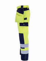 Mascot Almas 09131-860 High-Visibility Dirt Resistant Policotton Work Trousers