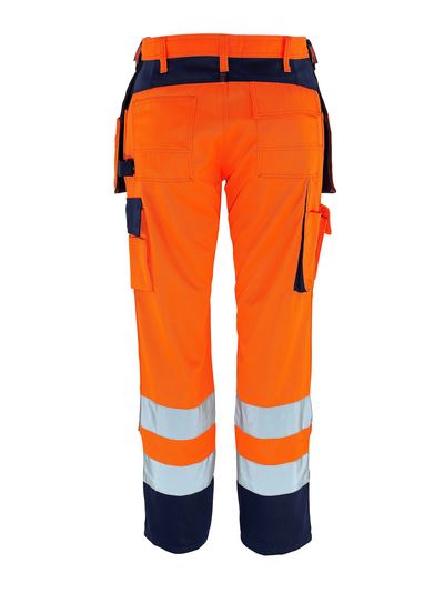 Mascot Almas 09131-860 High-Visibility Dirt Resistant Policotton Work Trousers