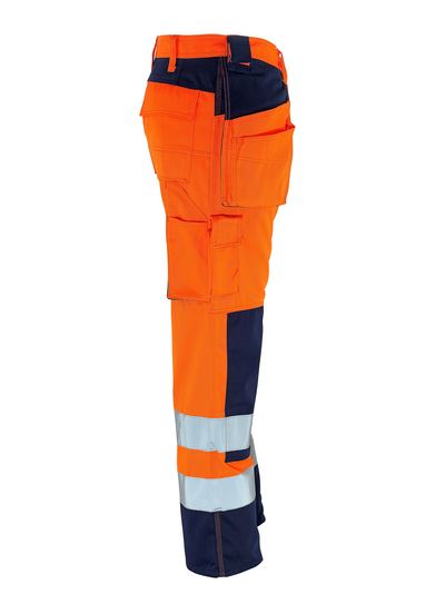 Mascot Almas 09131-860 High-Visibility Dirt Resistant Policotton Work Trousers