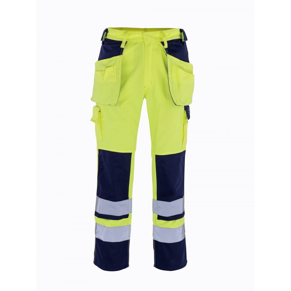 Mascot Trousers Linz 07090-880 Waterproof & Breathable Hi-Vis Yellow Work Trouser