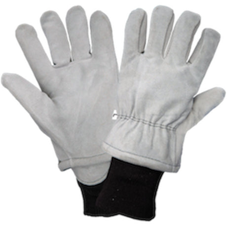 OptiPro 01179 Split Cowhide Leather Insulated Freezer Gloves