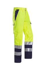 Sioen Royan Hi Vis Work Trousers Flame Retardant Arc Protection Size 52 Short