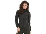 B&C ID.601 Windbreacker Lined Black Ladies Jacket, Size - XS