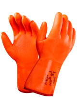 Ansell 23-700 Orange Fully Coated Insulated Polar Grip Glove