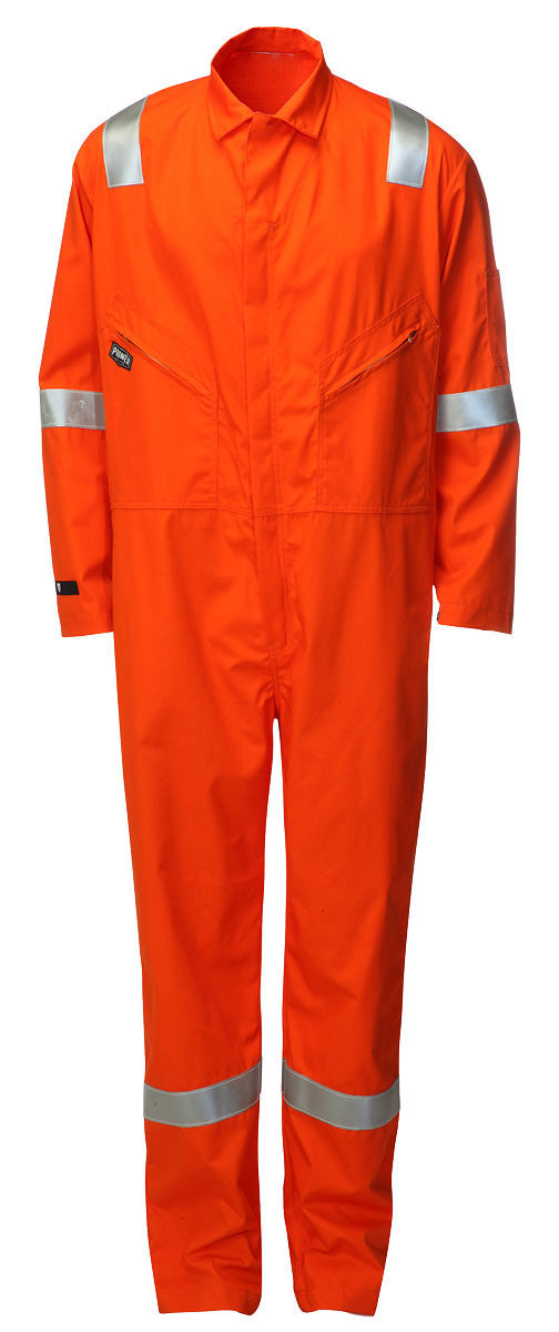 Pioneer Firemaster Men FR Coverall Hi Vis Flame Retardant Orange Size XL