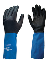 SHOWA CHM Chem Master Neoprene\Natural Rubber Chemical Resistant Work Gauntlets