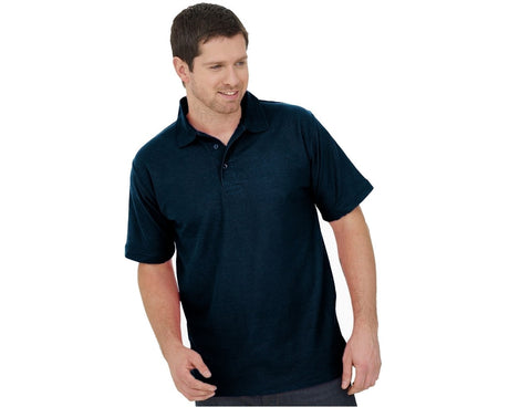 Uneek UC101 Polycotton 220gm Casual Workwear Short Sleeve Classic Men Polo Shirt Navy