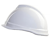 MSA V-Gard 520 Safety Helmet Push-Key Sliding White