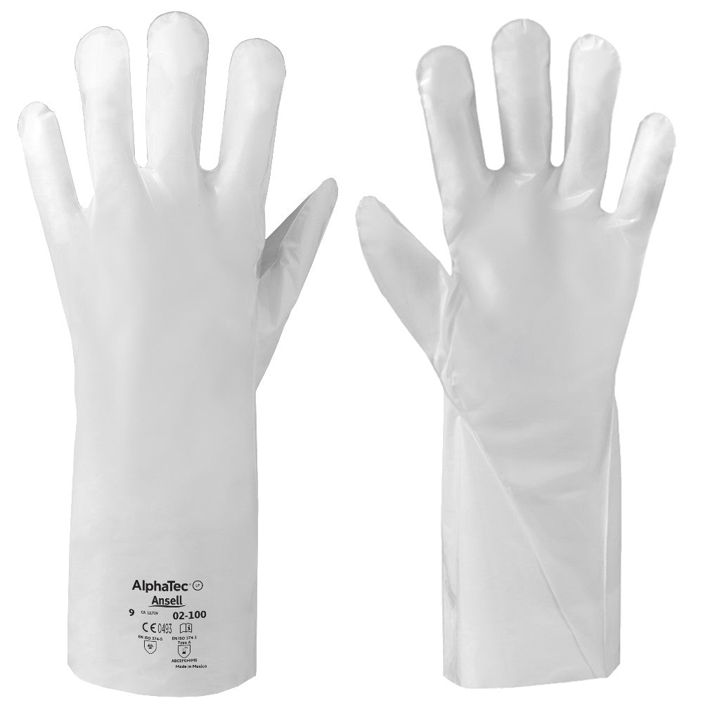 Ansell AlphaTec 02-100 Chemical Resistant Gauntlets