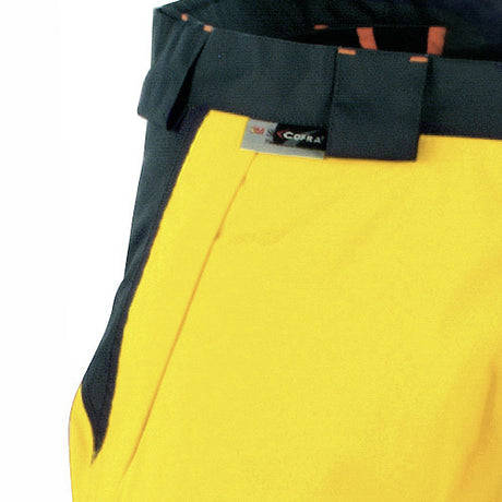 Cofra SAFE Hi-Vis Yellow Grey Thermal Insulated Lined Work Trousers V025-0-00