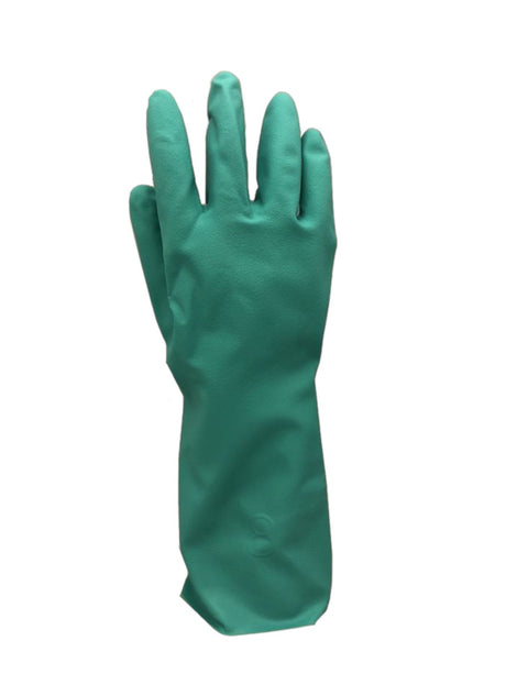 Marigold G915 PVC Nitrile Chemical Resistant Protective Gauntlets Green Size 8